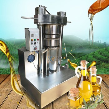 Pequeño molino de aceite de coco maquinaria de extracción/maní hidráulico