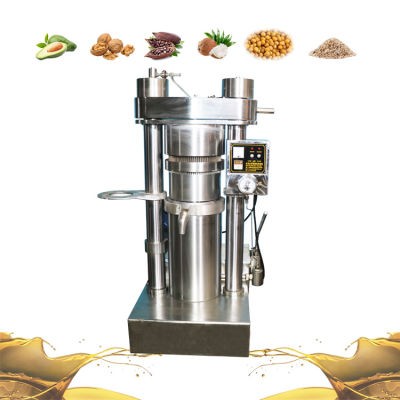 Nueva máquina automática pequeña de prensa de aceite de soja hidráulica en Turquía