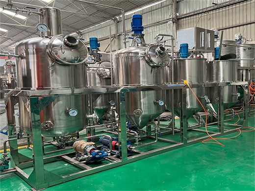 Molino de aceite de soja de pequeña escala 500 máquinas de refinación de aceite comestible en Perú