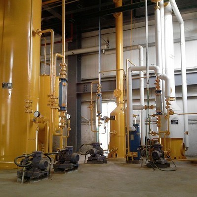 Máquina de destilación de aceite de motor a aceite base planta huayin en Colombia